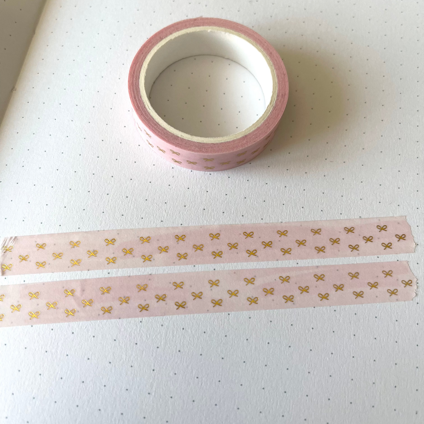 Peachy Pink Tiny Bows - Wahi Tapes
