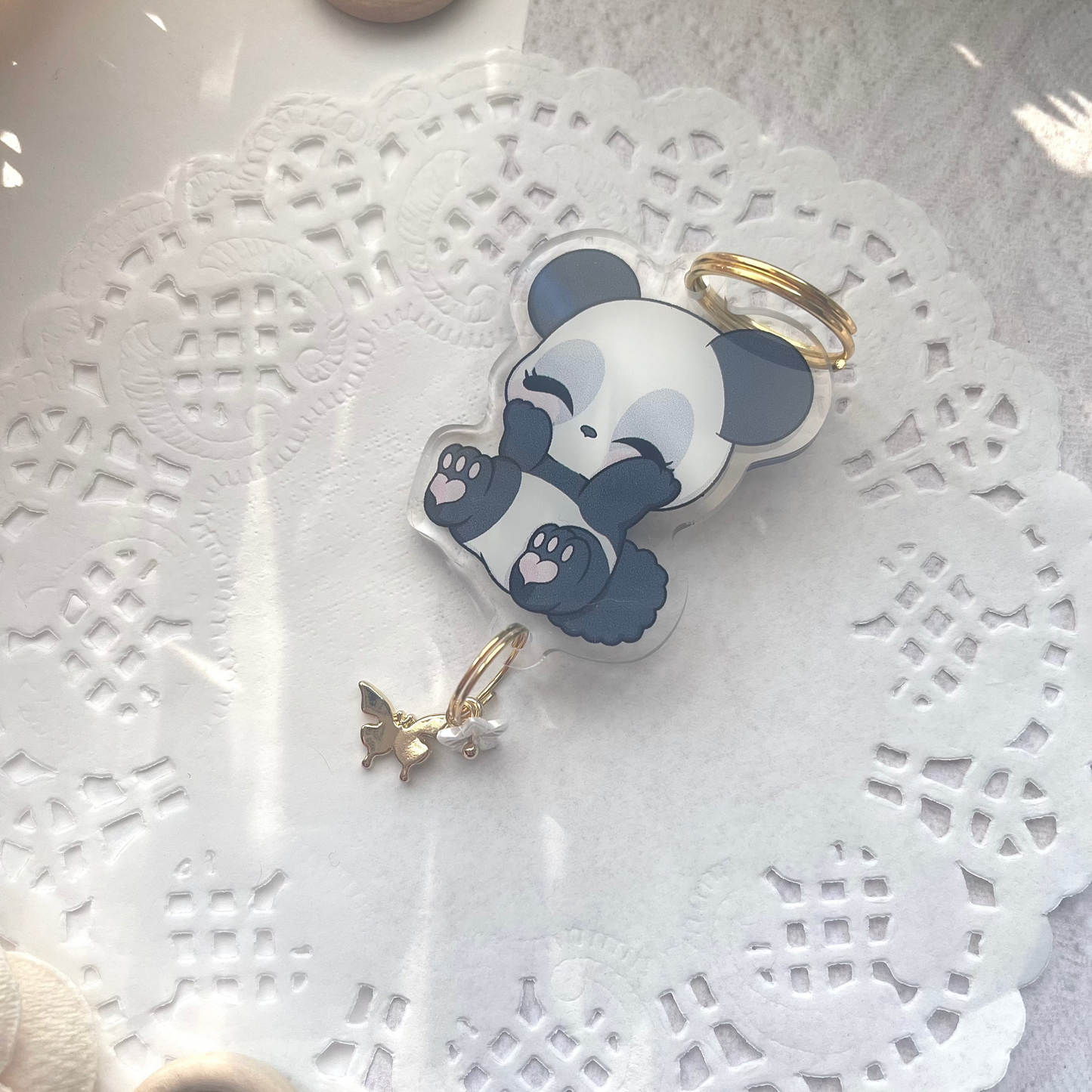 Keychain - Cookie & Tiny Floral