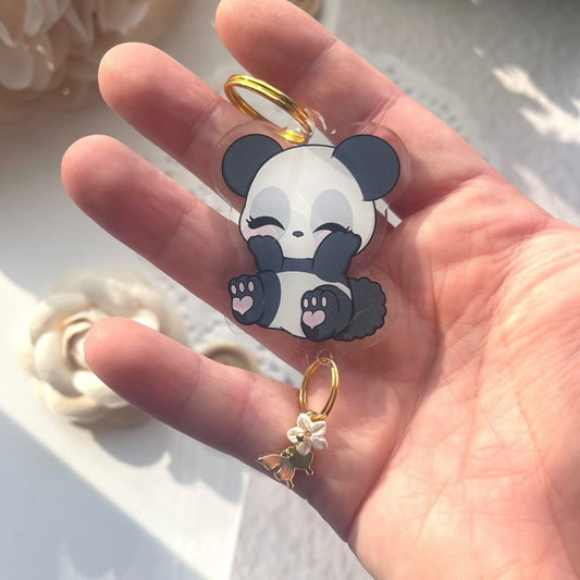 Keychain - Cookie & Tiny Floral