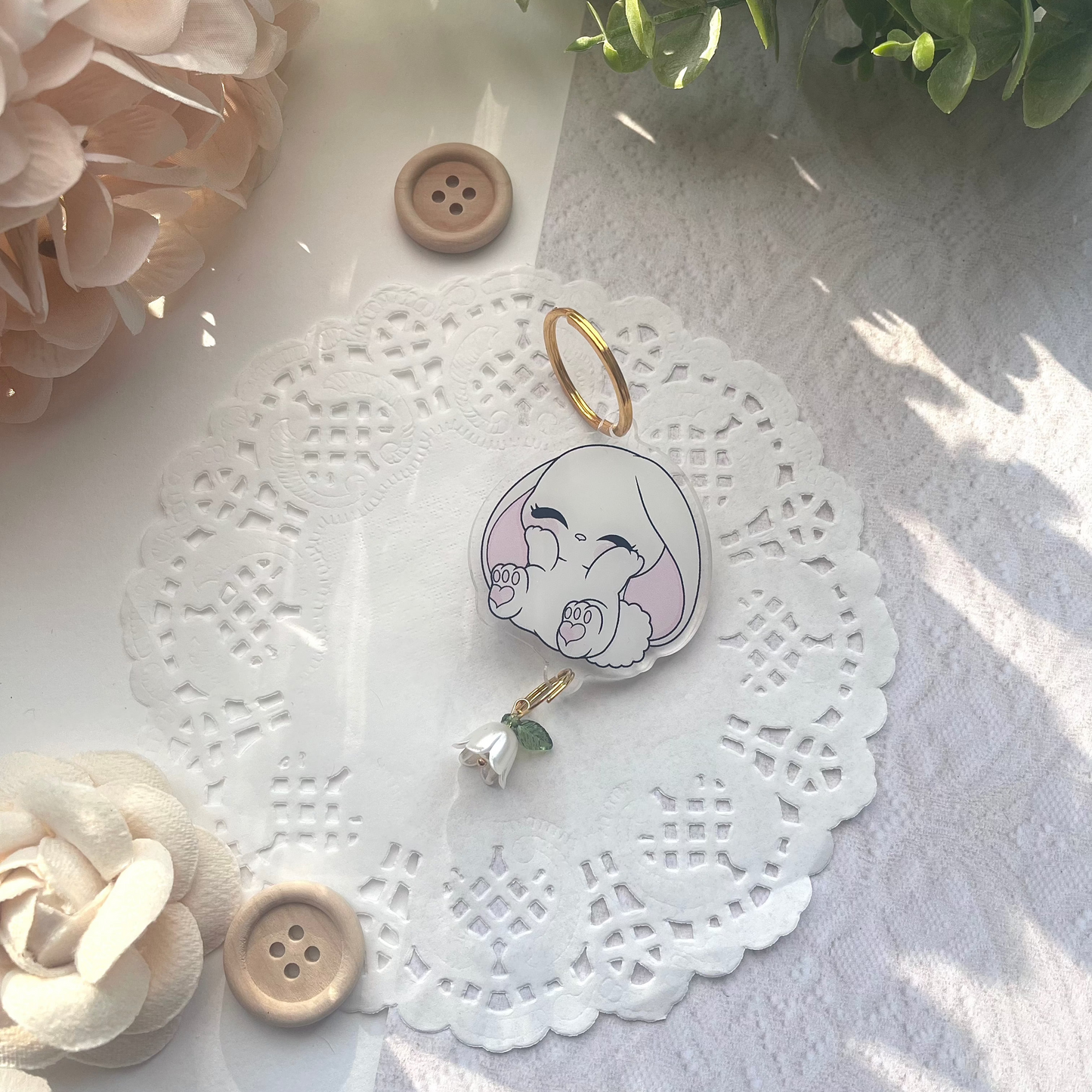 Keychain - Angèly & Lily of the valley