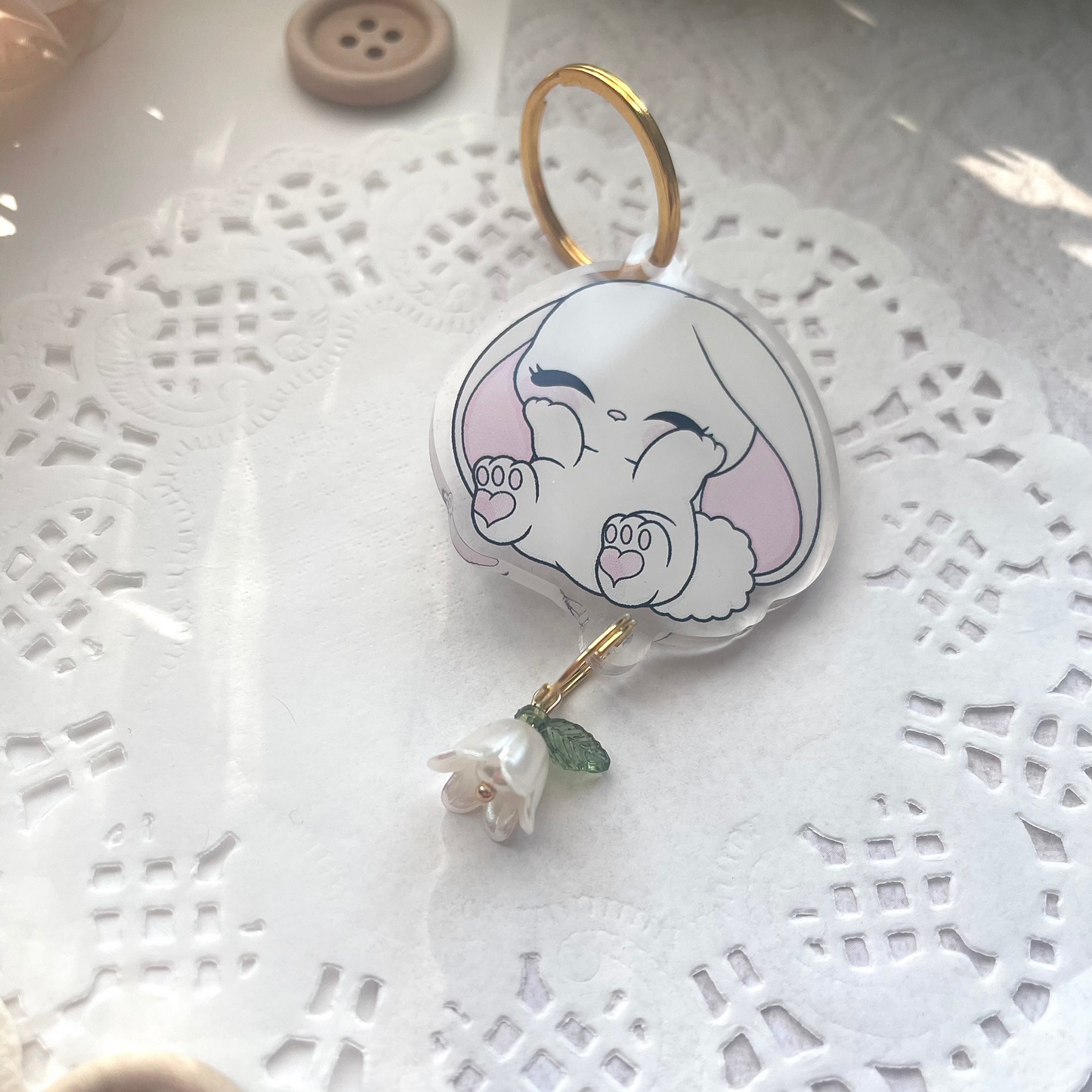 Keychain - Angèly & Lily of the valley