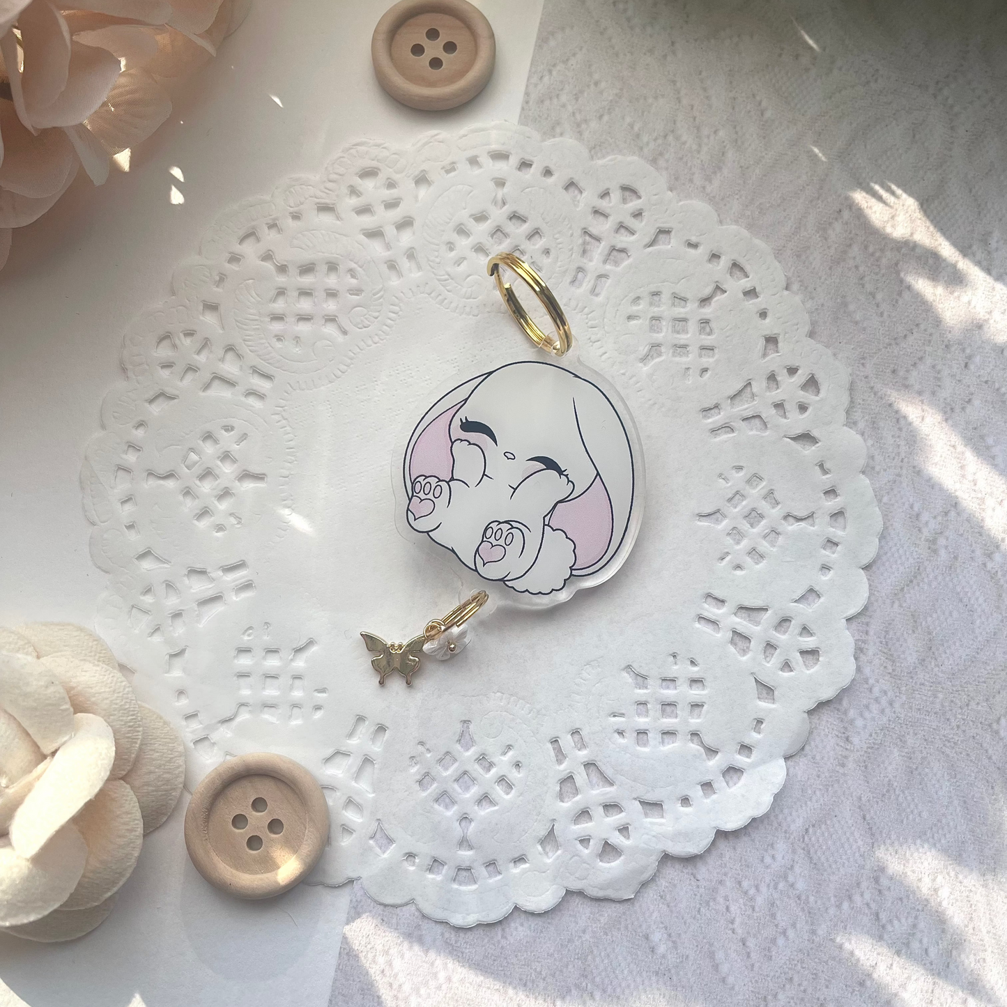 Keychain - Angèly & Tiny Floral