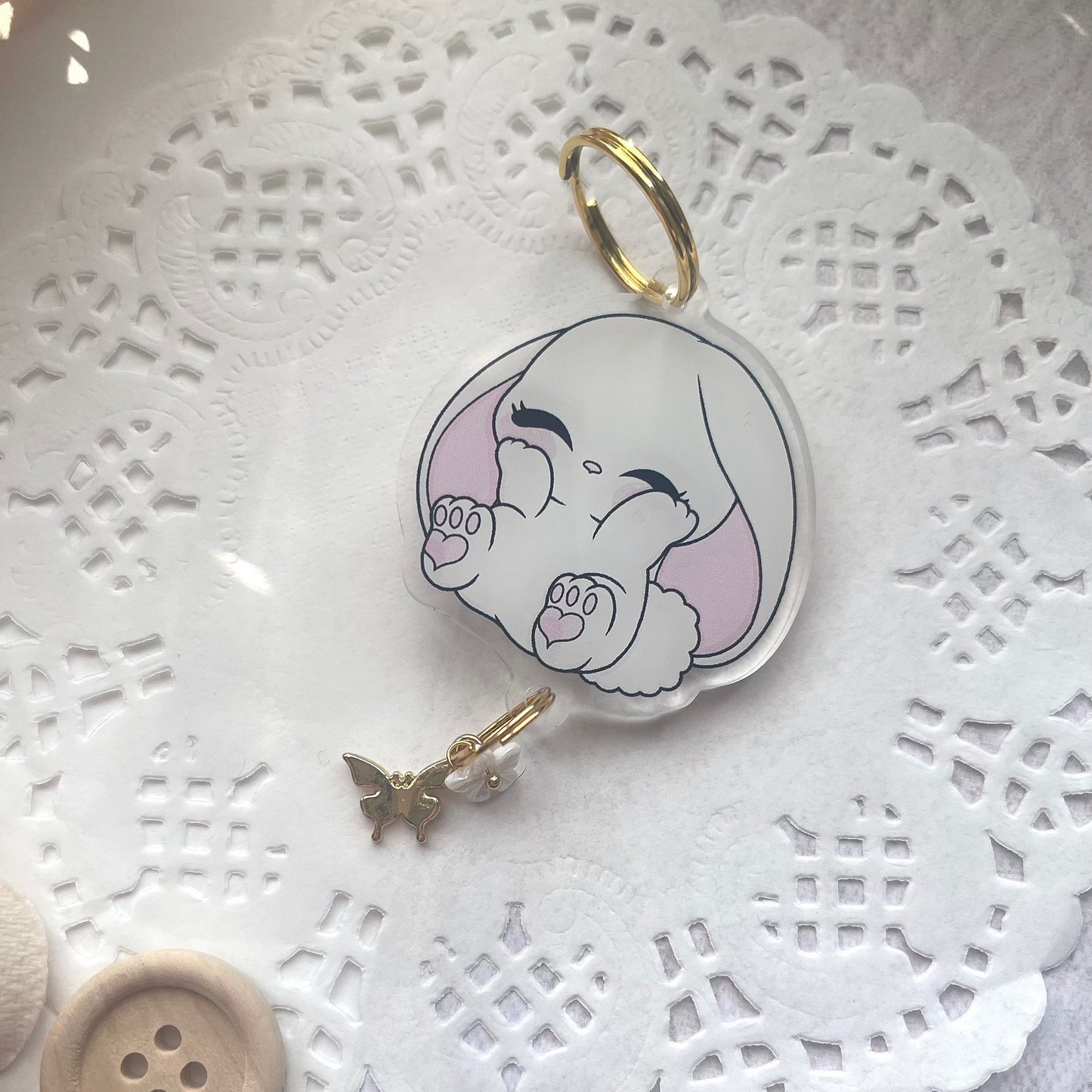 Keychain - Angèly & Tiny Floral