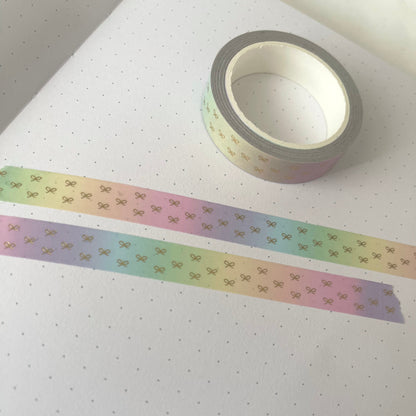 Rainbow Tiny Bows - washi tape