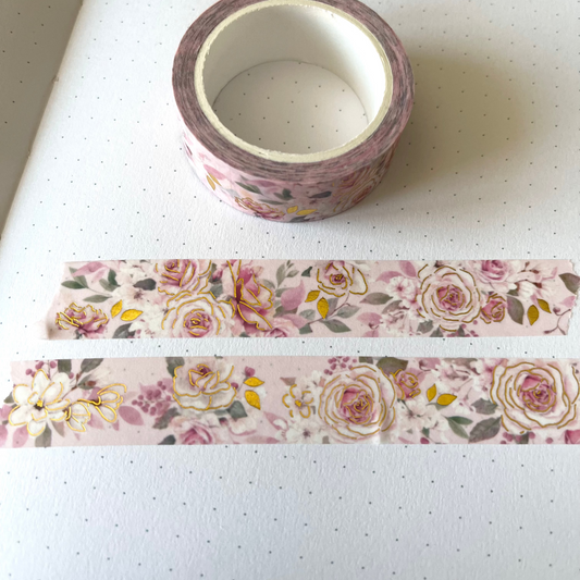 Peachy Florals - Washi Tapes