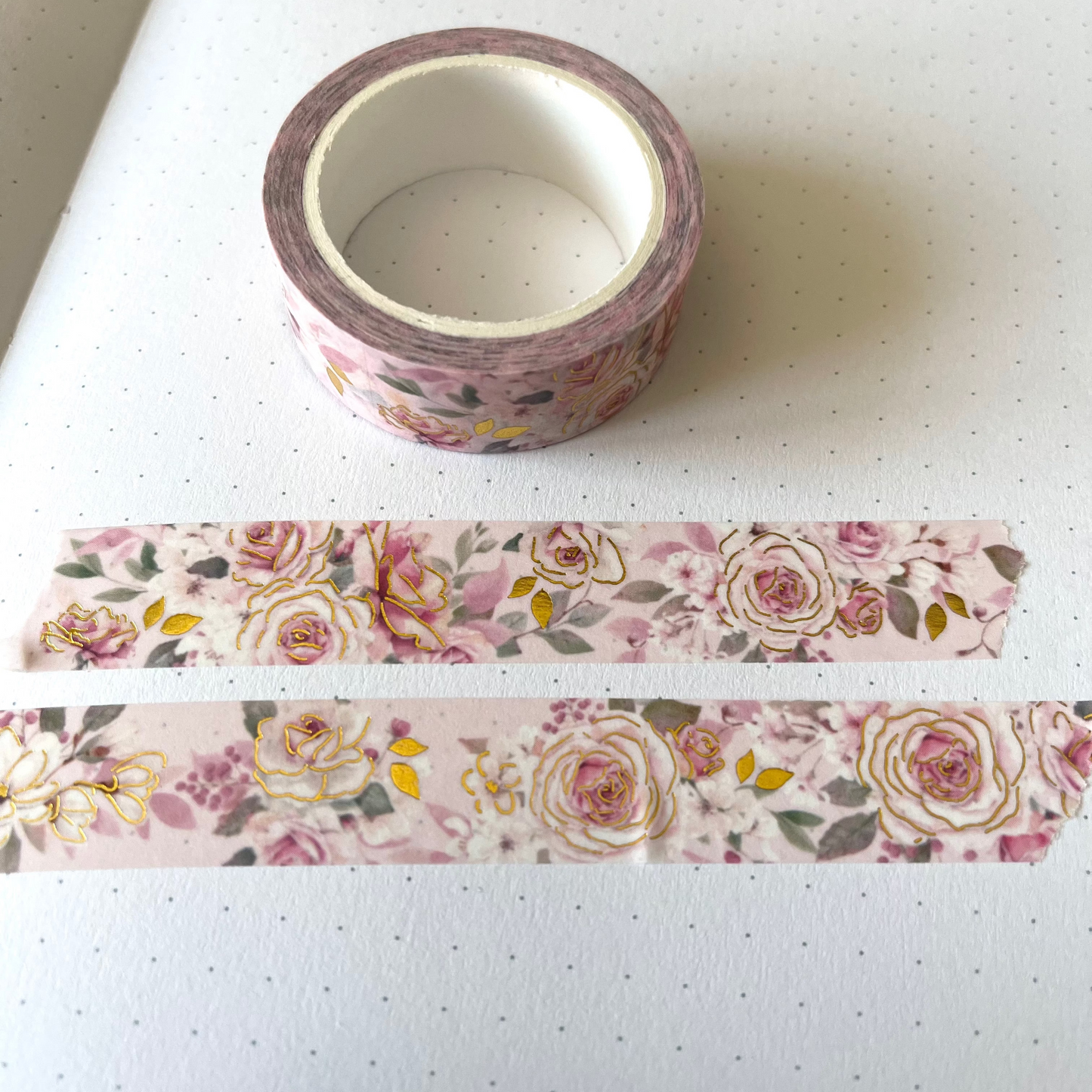 Peachy Florals - Washi Tapes