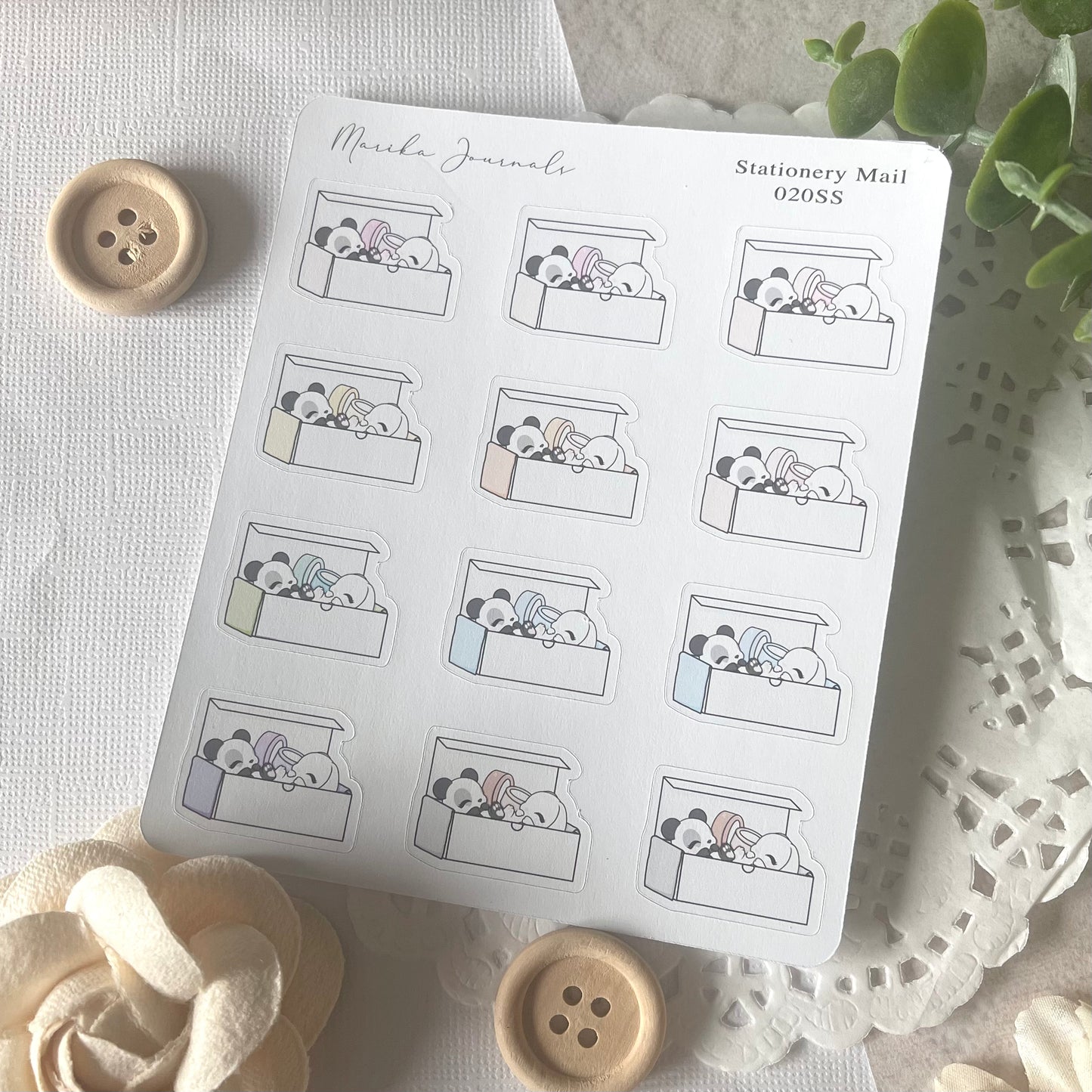 Stationery Mail - Stickers Sheet