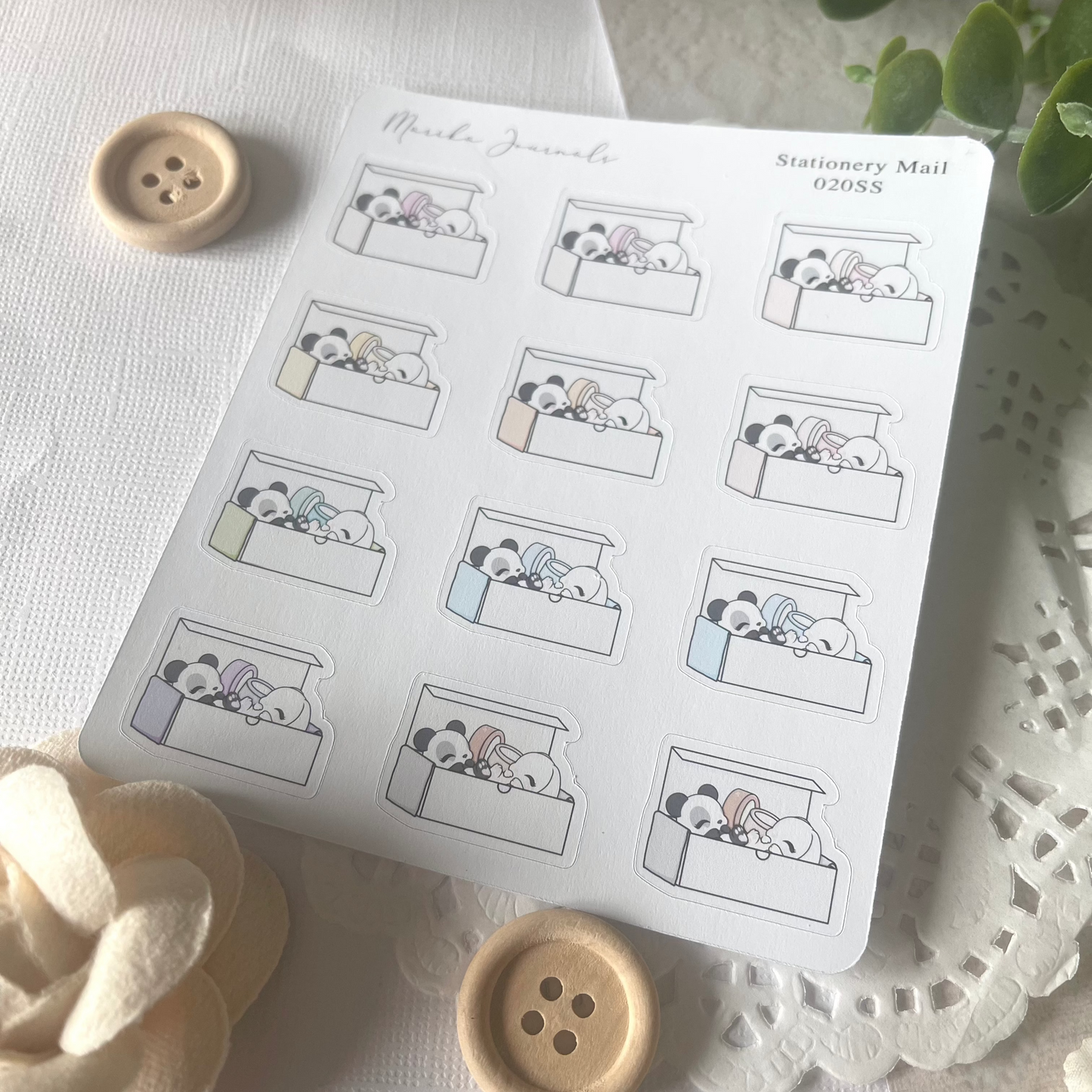 Stationery Mail - Stickers Sheet