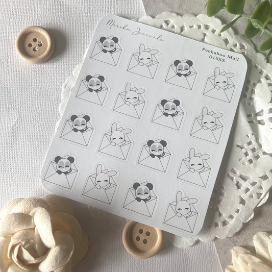 Peekaboo Mail - Stickers Sheet