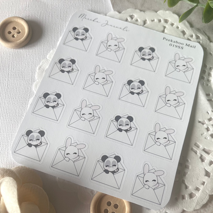 Peekaboo Mail - Stickers Sheet