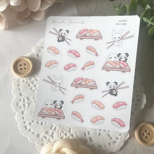 Sushi - Stickers Sheet
