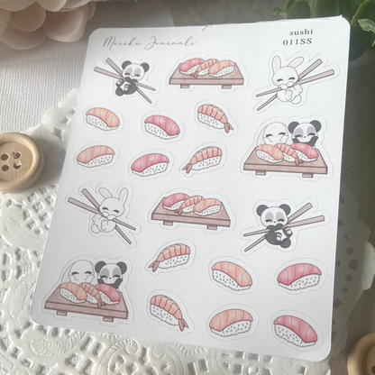 Sushi - Stickers Sheet