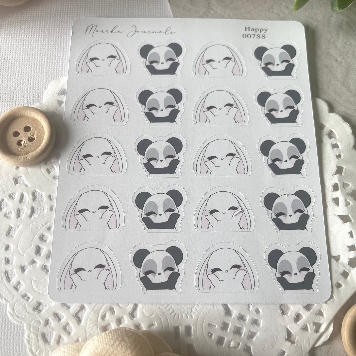 Happy - Stickers Sheet