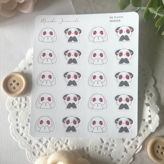 In Love - Stickers Sheet