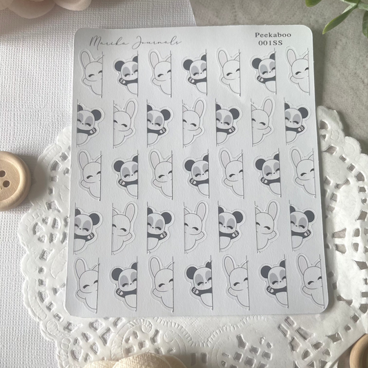 Peekaboo - Stickers Sheet