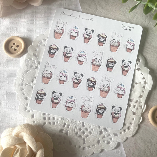 IceCream - Stickers Sheet