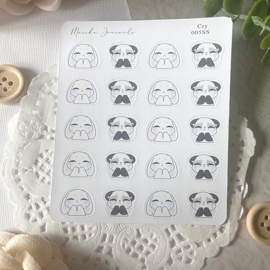 Cry - Stickers Sheet