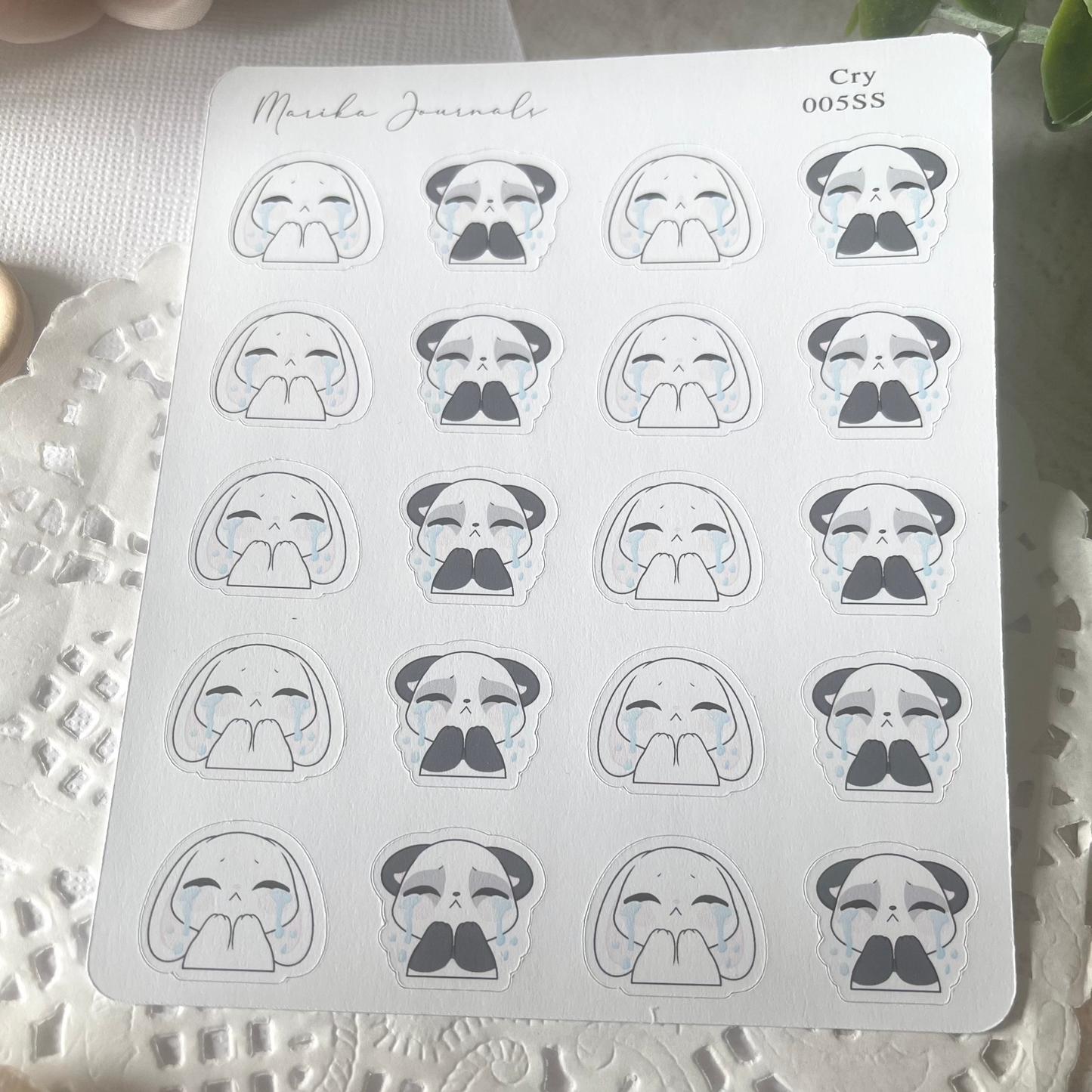 Cry - Stickers Sheet