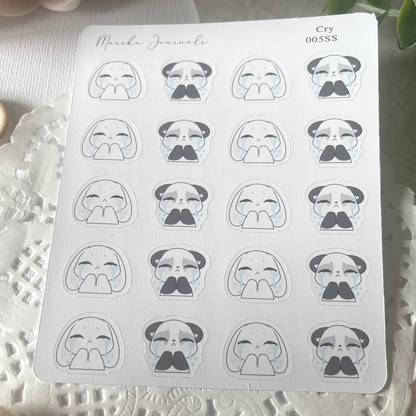 Cry - Stickers Sheet