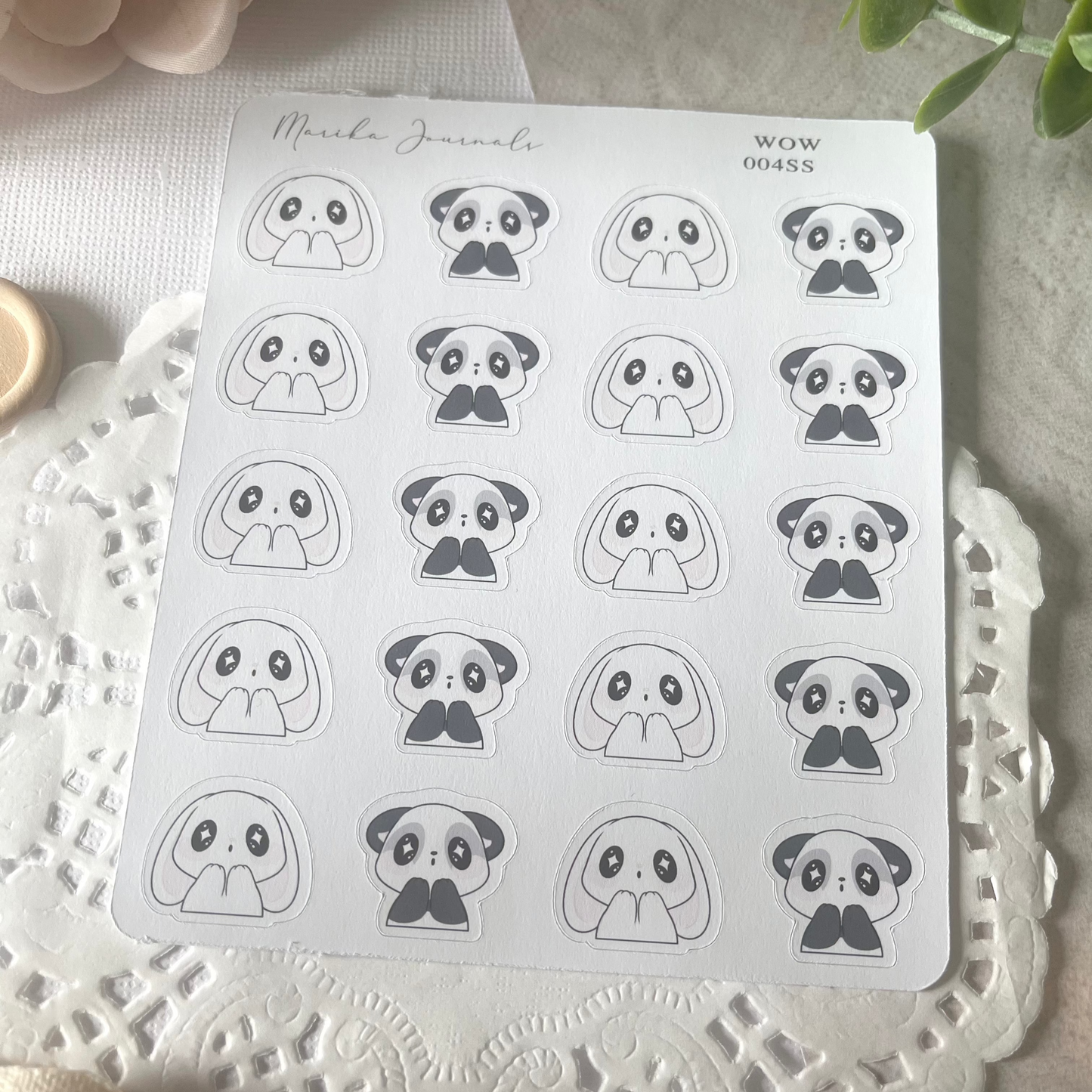 WOW - Stickers Sheet