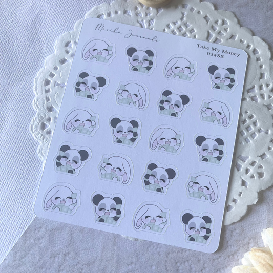 Take My Money - Stickers Sheet