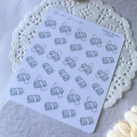 Simple Money - Stickers Sheet