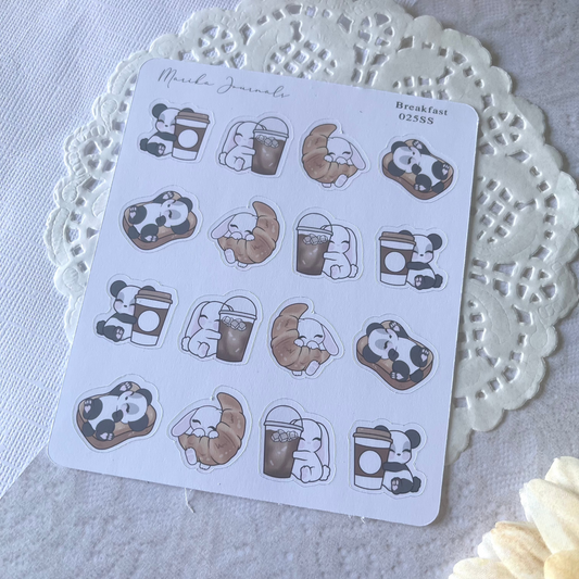 Breakfast - Stickers Sheet