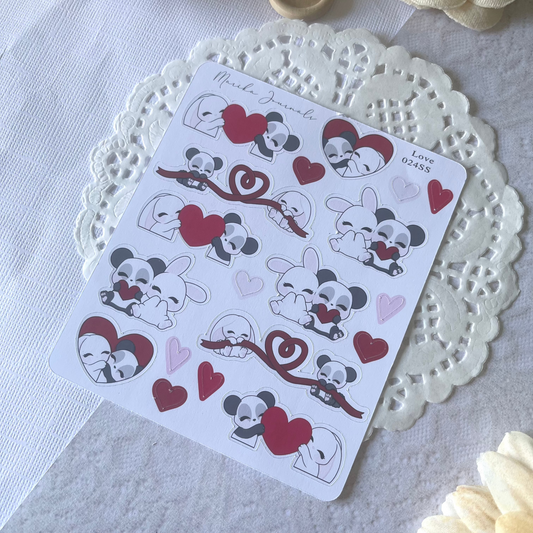 Love - Stickers Sheet