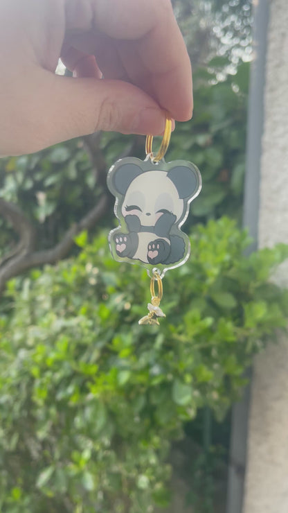 Keychain - Cookie & Tiny Floral